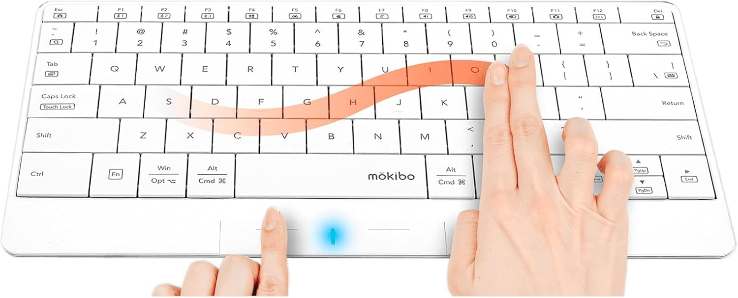 MOKIBO Bluetoothキーボード ホワイト 楽天市場】mokibo ワイヤレスキーボード bluetooth テンキーレス