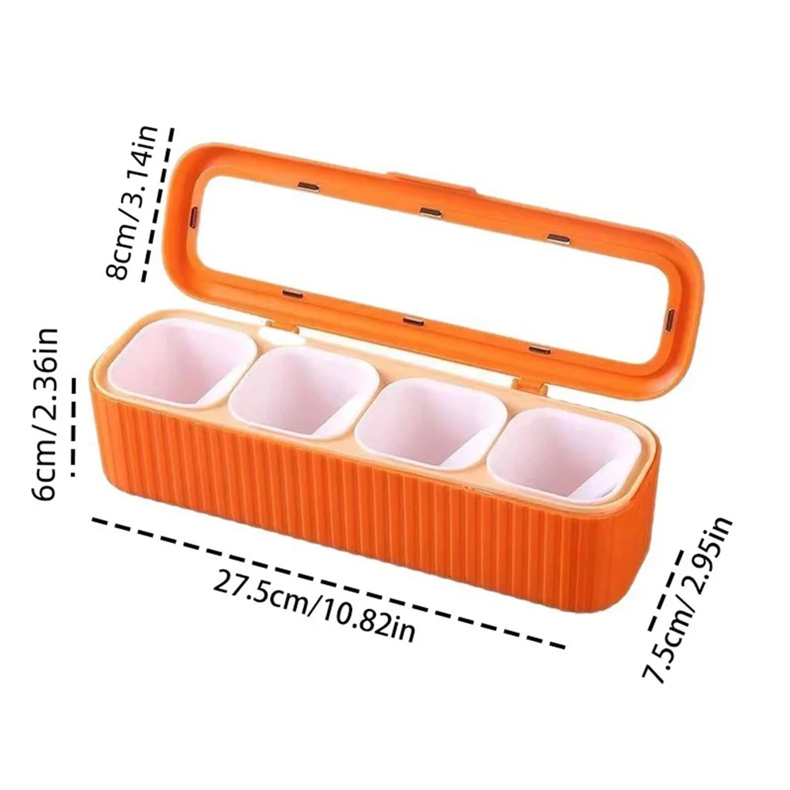 Scatola Dei Condimenti 1PC Set di scatole for spezie da cucina professionale Scatola condimenti combinata for uso domestico Bottiglie condimento Lattine Barattoli(Pink)