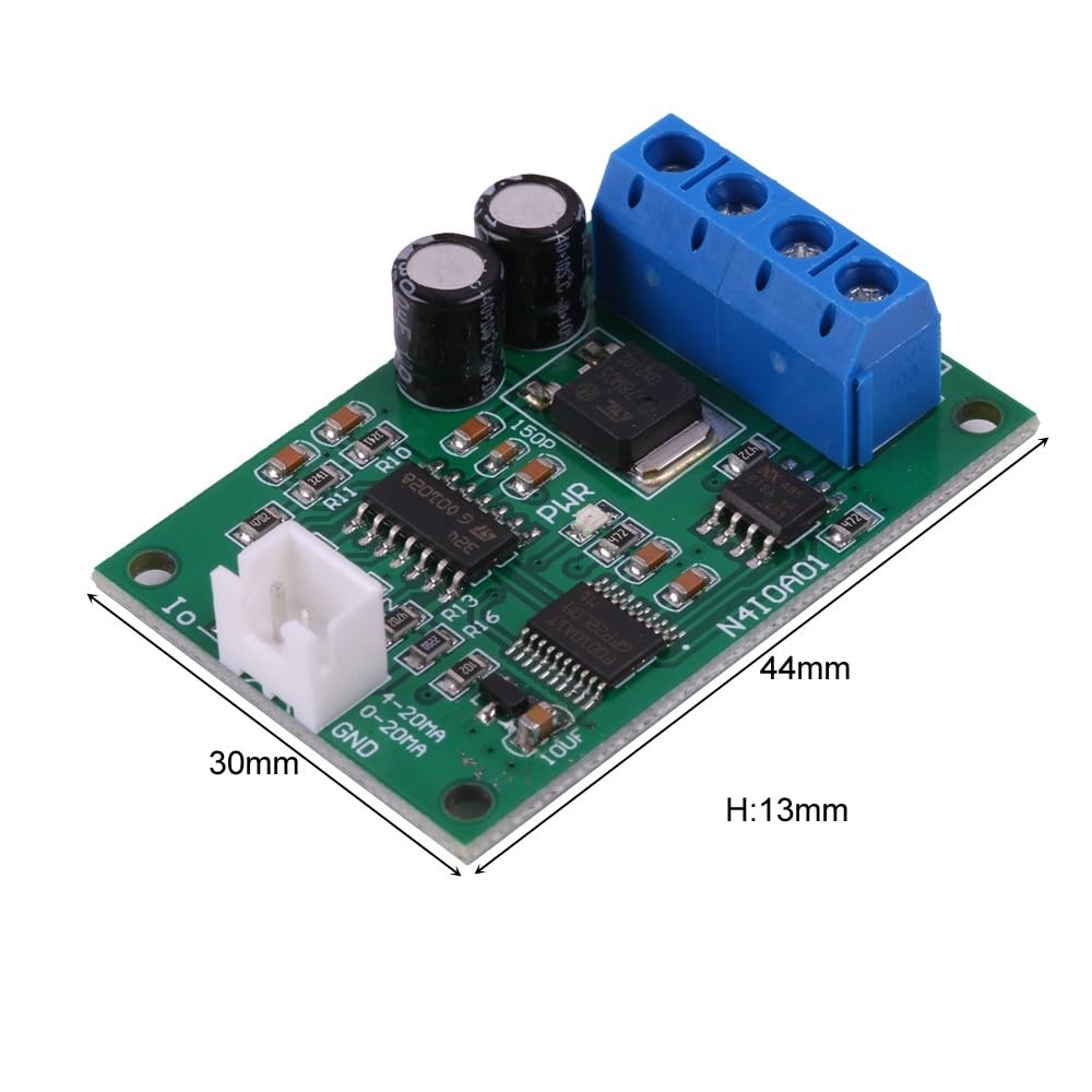 Modulo corrente da RS485 a DAC, DC 12V 24V Convertitore da RS485 a 4-20mA Controllo comando MODBUS RTU