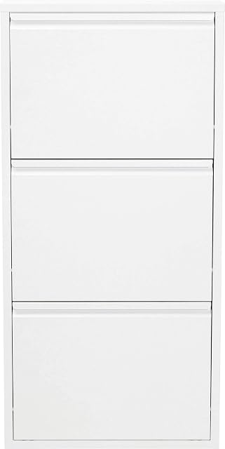 Kare Design Shoe Container Caruso 3 White (MO), 103 x 50 x 14 cm