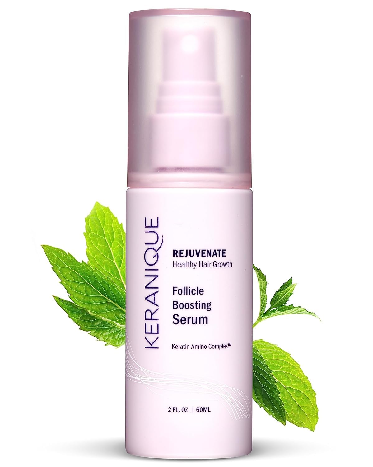 Keranic Follicle Boosting Serum, 2 Fl Oz - Aminokwasów kompleks, bez siarczanów, barwników i parabenów | Stymuluje i odżywa włosy, wspiera zdrowie skóry głowy | Napraw istniejące uszkodzenia