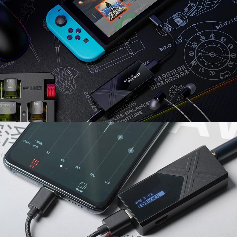 ヘッドホンアンプ FIIO KA17 Black (ほぼ新品) Amazon.co.jp: 《ロゴ入りクロスプレゼント》FIIO USB DAC内蔵