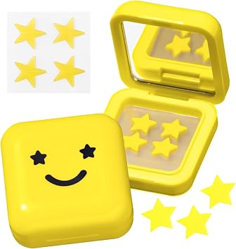 64PCS Star Pimple Patches, Hydrocolloid Star Spot Patches for Face