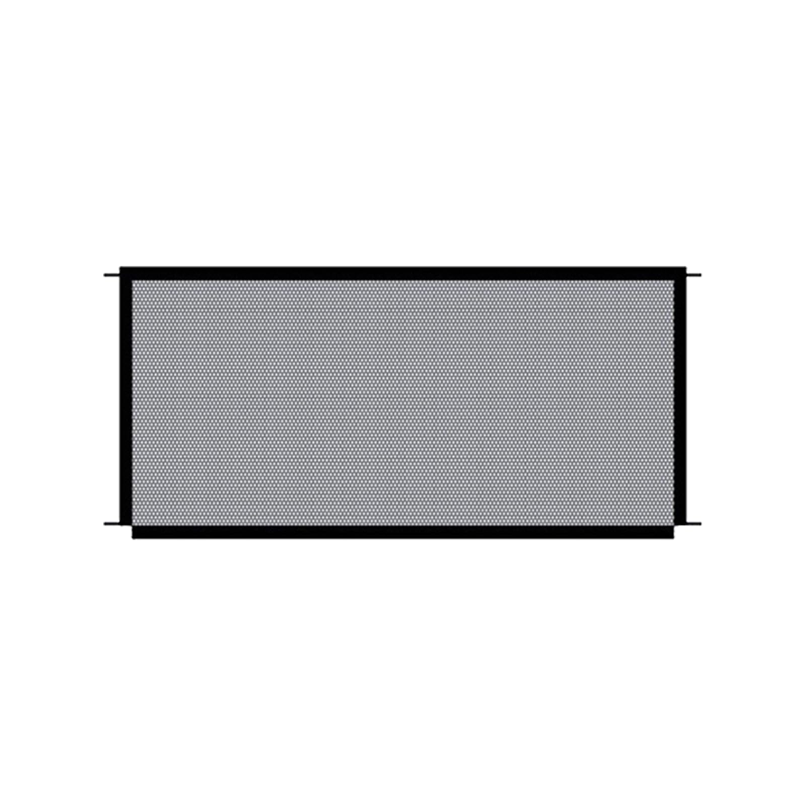 Puerta Seguridad Bebé, Barreras para Perros, Rejilla Protectora para Puerta, Perros Red de Seguridad, Barrera Seguridad Niños, para Escaleras, Pasillos, Interiores y Exteriores, 110 cm, Negro