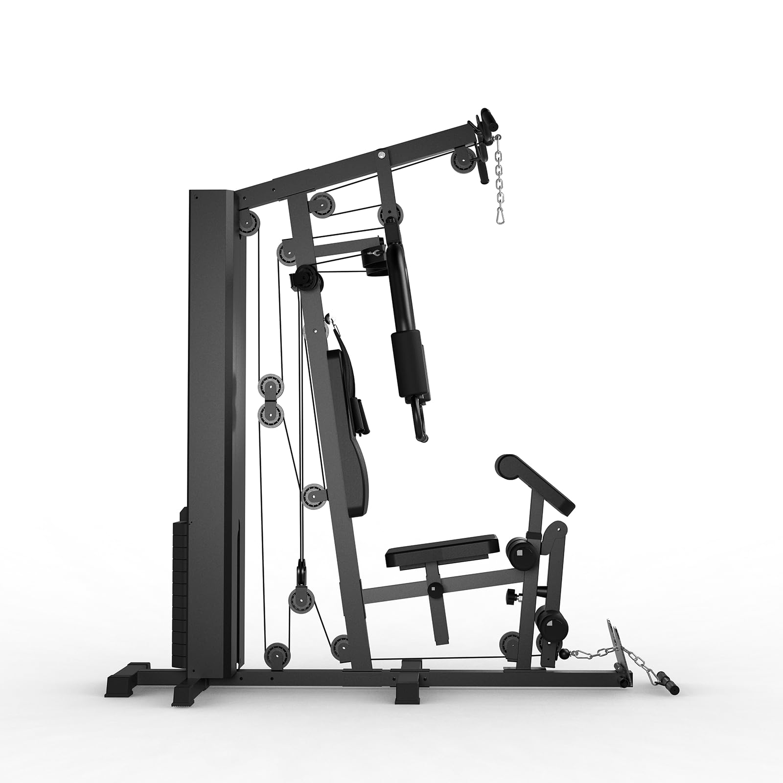 Máquina Multiestación M200 para Musculación, Gimnasio en Casa, Ejercicio Completo y Alta Resistencia, Compacta y Profesional, 185x110x210 cm