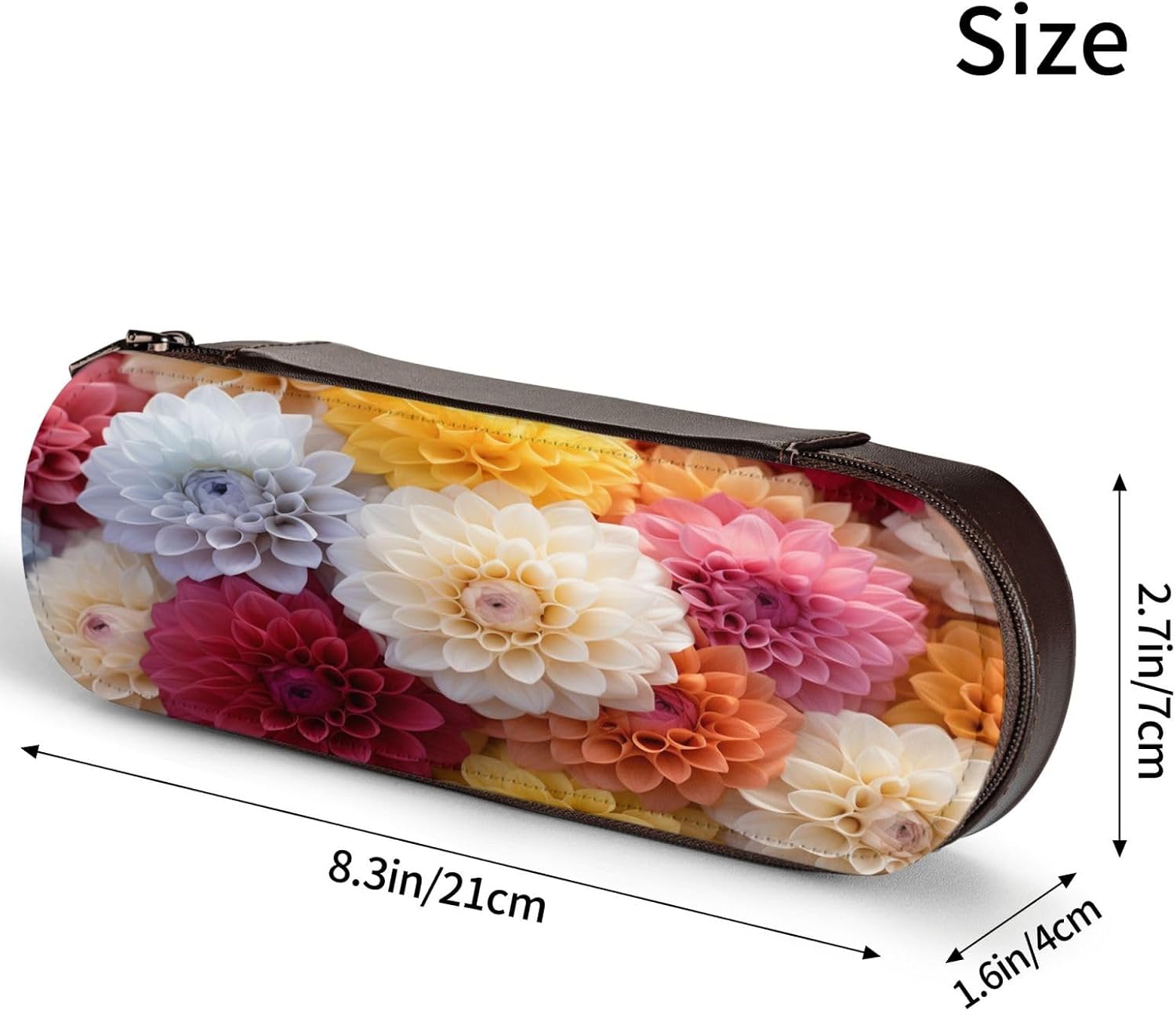 ball flower Leather Multi Slot Pen Storage Case image 4