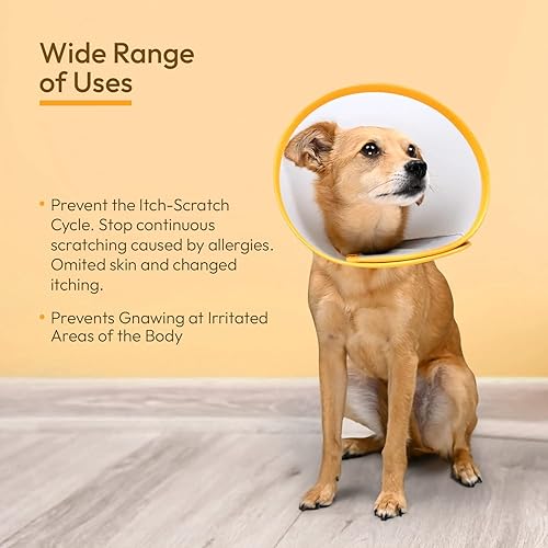 Miniatura 3 de Animal Ortho Care - Cono para mascotas, collar electrónico, cono para perro, cono de recuperación para perros después de la cirugía, ligero, cómodo,