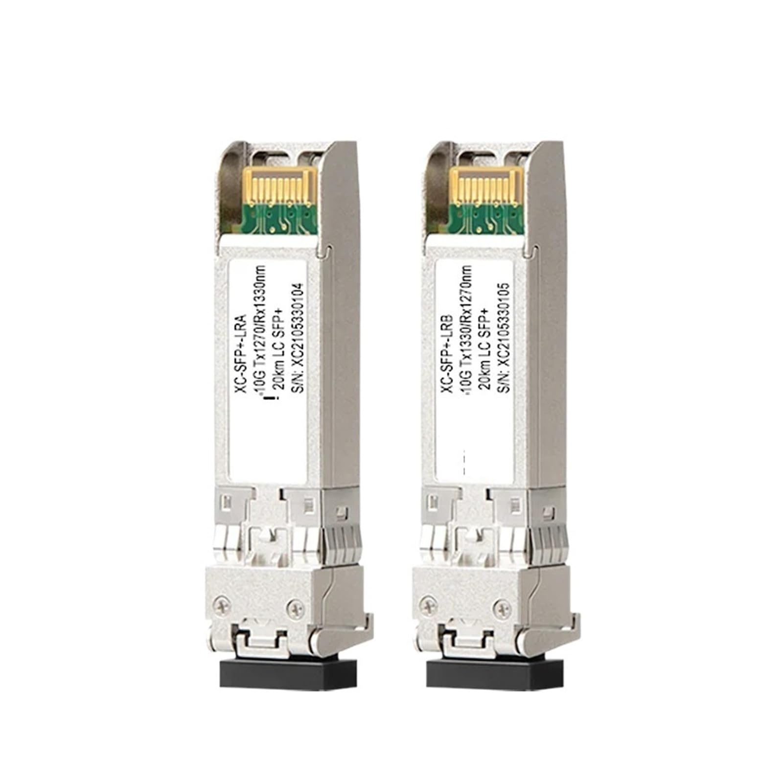 Module fibre optique SFP+ 10G, module SFP fibre optique simplex 20 km(1 Pair 20km)