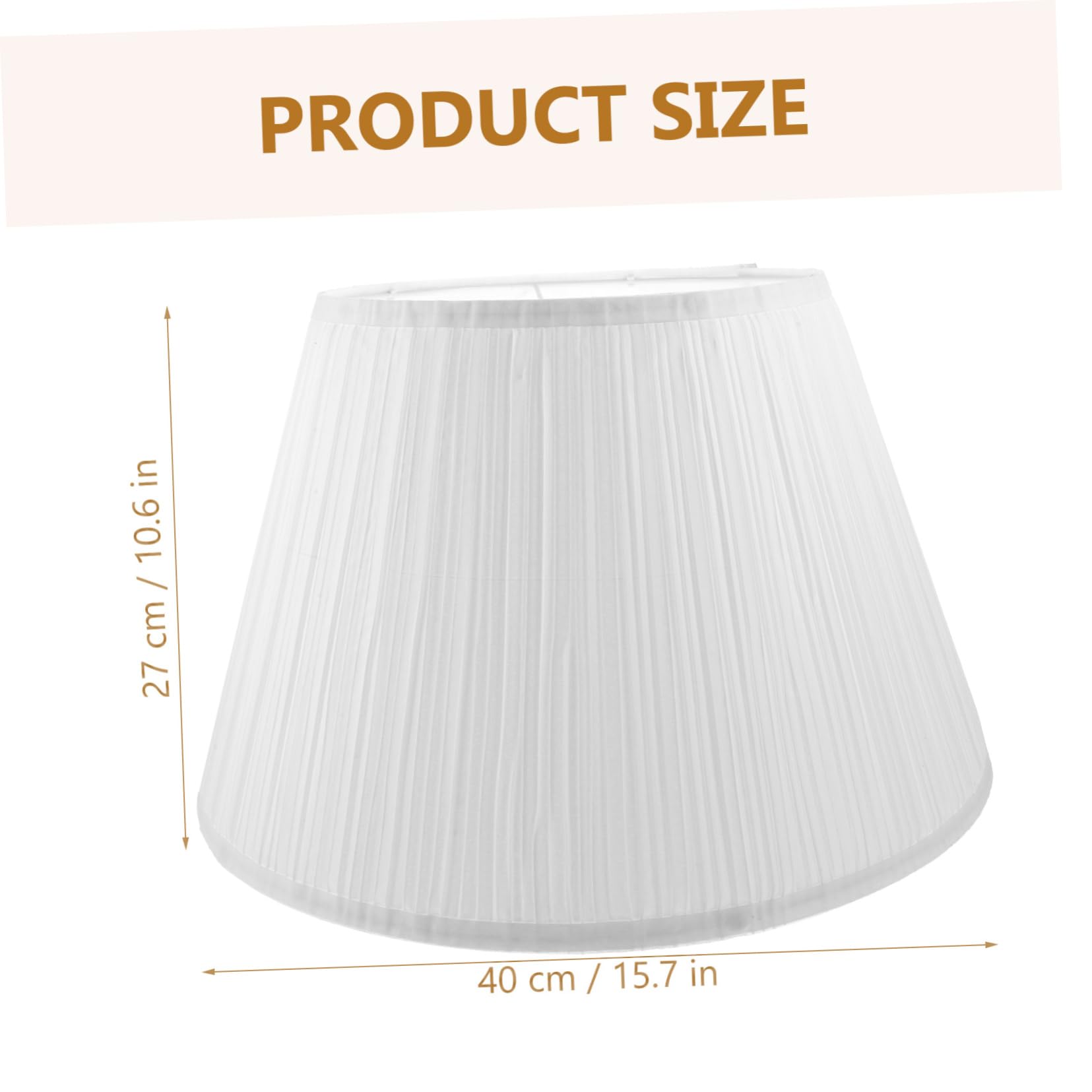 Abat-jour Demi-circulaire en Lin Blanc E27 pour Lampe