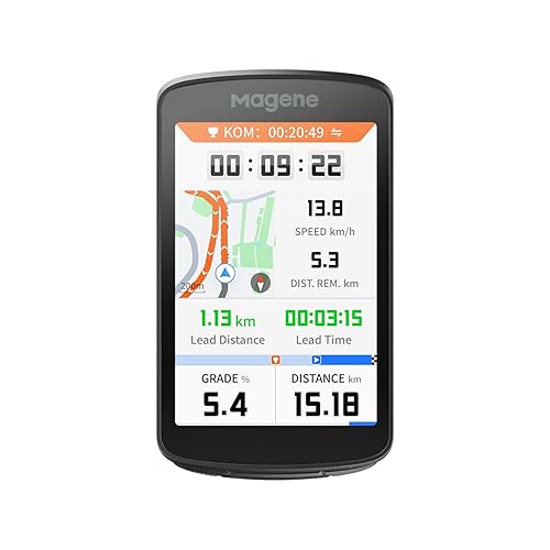 Magene C706 GPS Ciclocomputer, navigazione cartografica, touchscreen a colori da