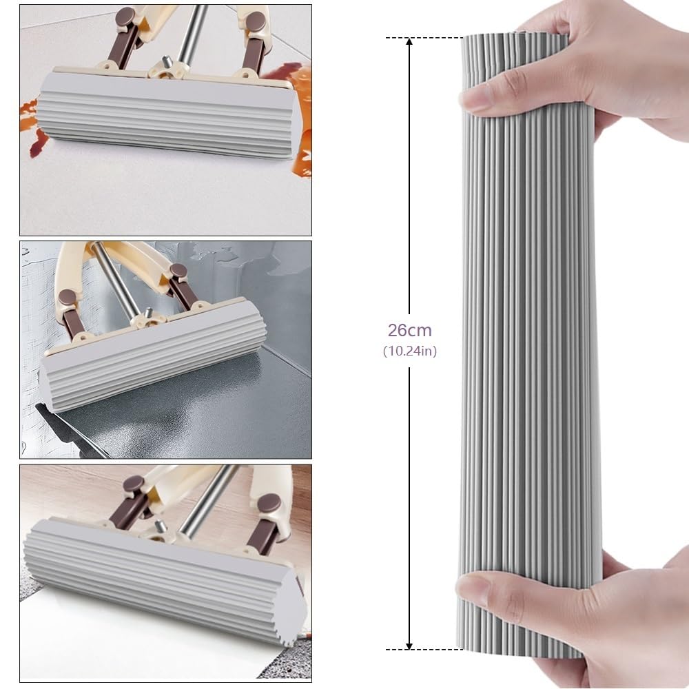 MASTERTOP Lot de 3 Éponges de Rechange Supers Absorbantes pour Balai Eponge MASTERTOP B07PCP81HB et B08V5FT4RZ