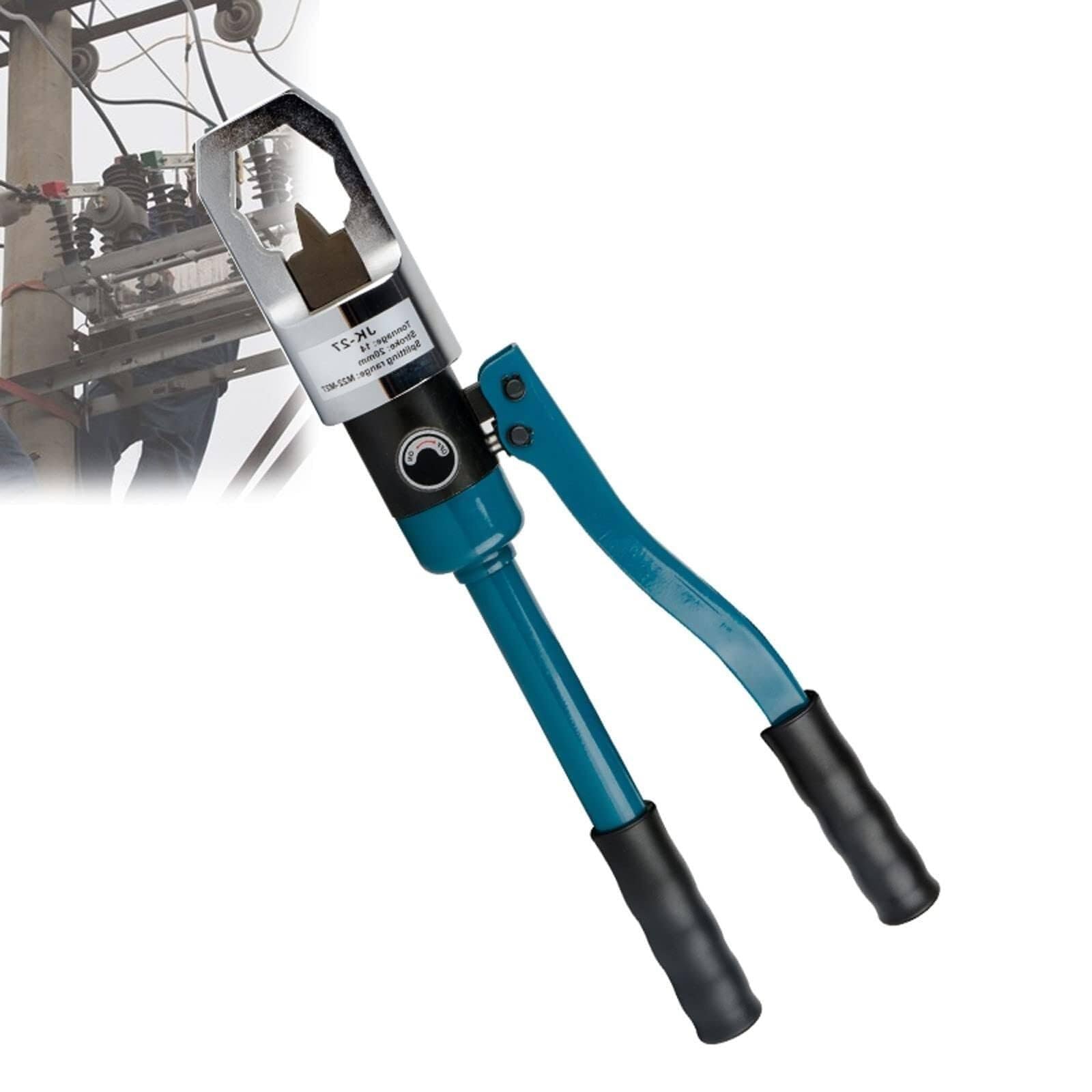 Hydraulic Nut Splitter Tool 13-36/16-41/16-46mm Nut Cutter Splitter Rusted Broken Damaged Stuck Nut Removal Tool with Oil Return Switch and Blade,JK-