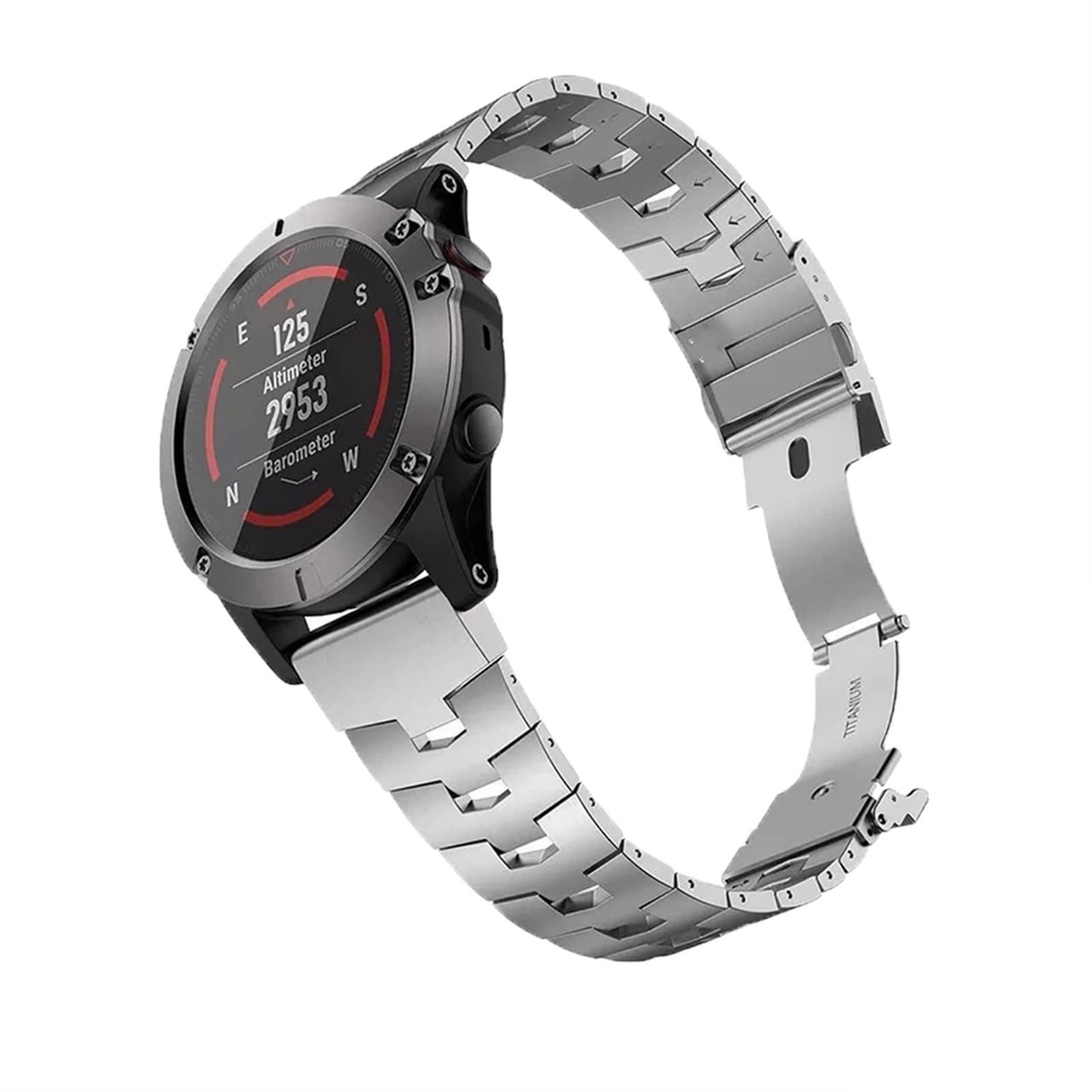 超美品 ガーミン 純正 チタニウム バンド CZKE 22mm 26mm Quick Release Watch Band Titanium Alloy Wristband