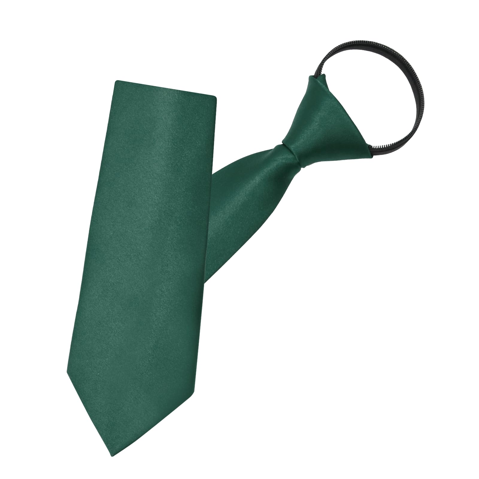 Mantieqingway Pre-tied Adjustable Zipper Neck Ties for Men 3.15' 'Mens Necktie for Office Graduation School Uniforms