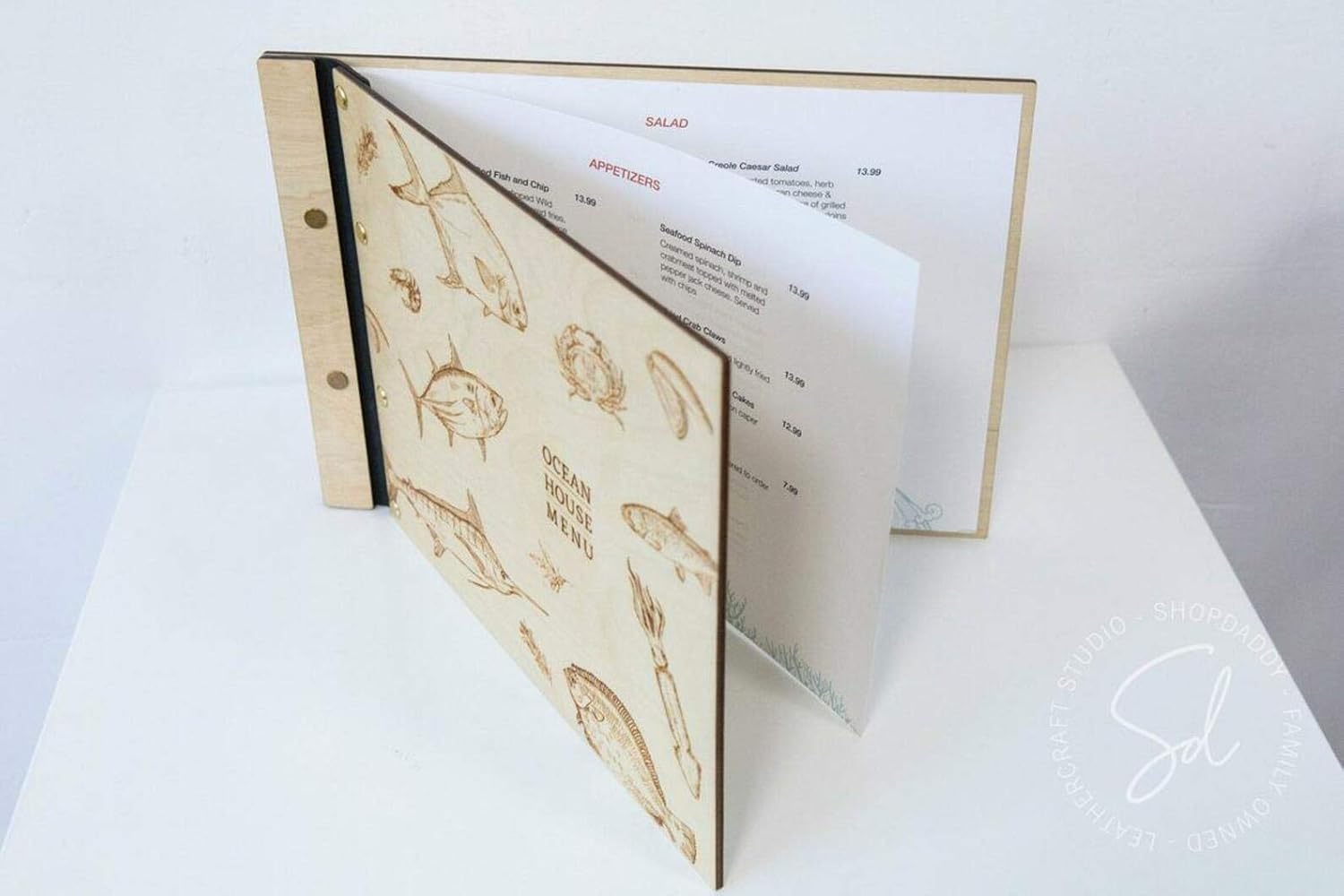 Wooden Menu Holder Menu Booklet-Menu Covers, Menu Board for Restaurant, Wood Clipboard, Hard Menu Covers, Restaurant Menu Covers, Menu Folder, Leather Menu Cover, Wooden Rustic Clipboards