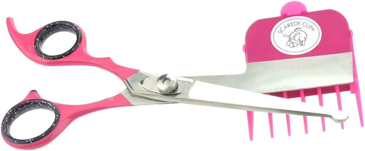 Scaredy Cut Silent Pet Clipper, Left-Handed, Pink