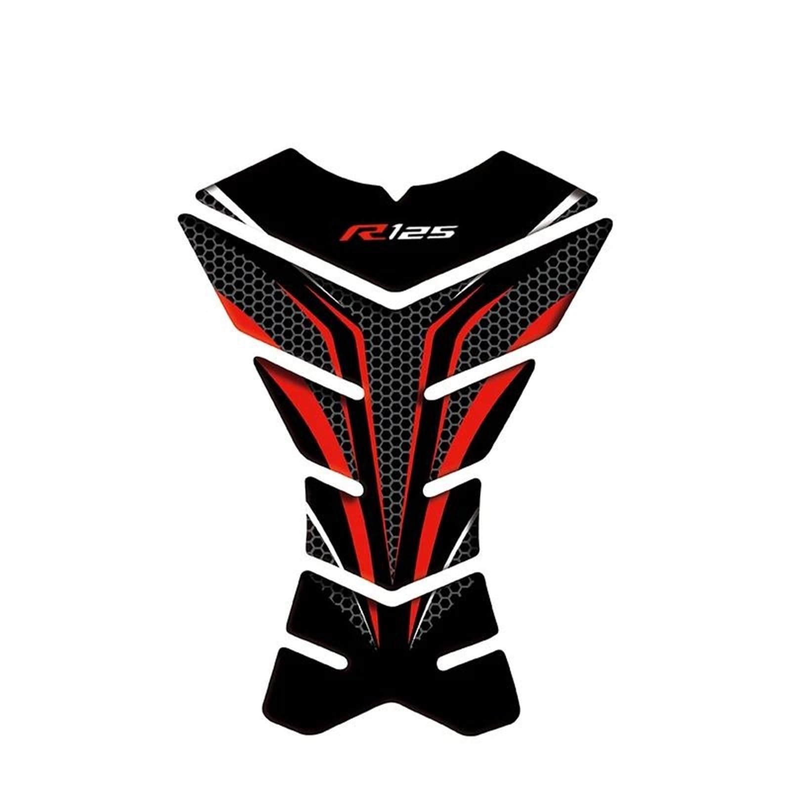 Motorcycle Accessories Sticker Decoration Decal Kit Gasoline Tank Pad Protector for Yamaha YZF R125 Accessories(Color19)