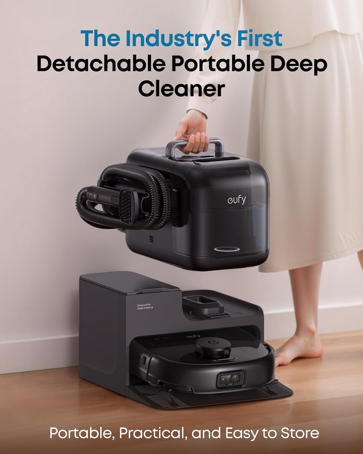 eufy E28 + Replacement Filter for Base Station, Noise Reduction