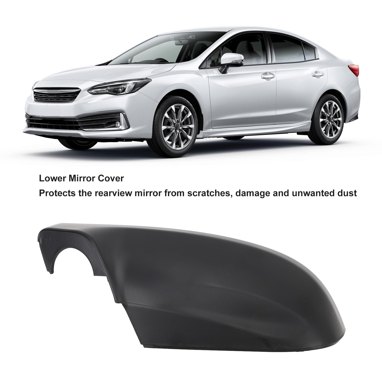 ミラ Amazon.com: NutriEss Black Shockproof Rearview Mirror Lower Trim