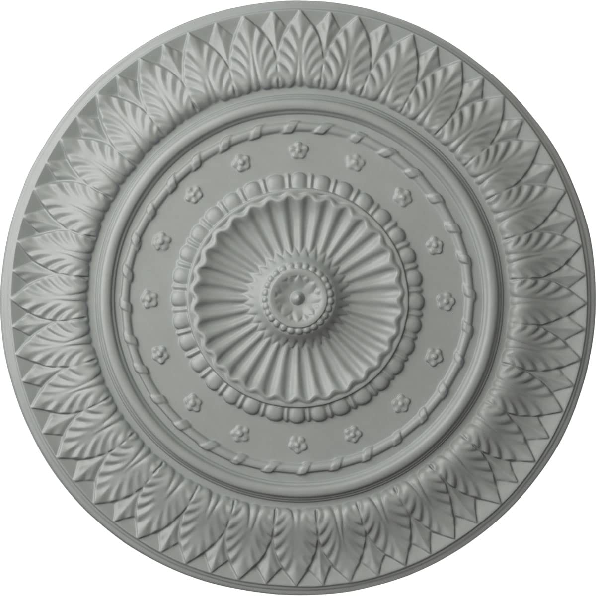 Ekena Millwork CM26CS Christopher Ceiling Medallion, 26 5/8"OD x 2 1/4"P, Factory Primed