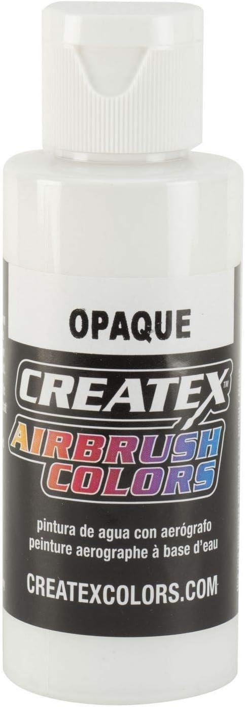 Airbrush Paint, Opaque White, 4 oz (5212-4)