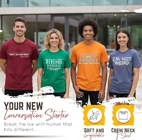 Feelin Good Tees T-shirt sarcastique humoristique - Noir - Taille L Hauteur – vue 7