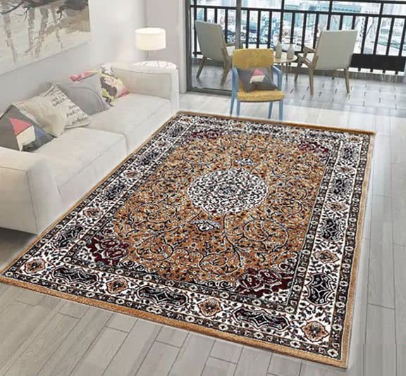 Buy AKVARI RUGS Kashmiri Persian Design Traditional Silk Touch Extra