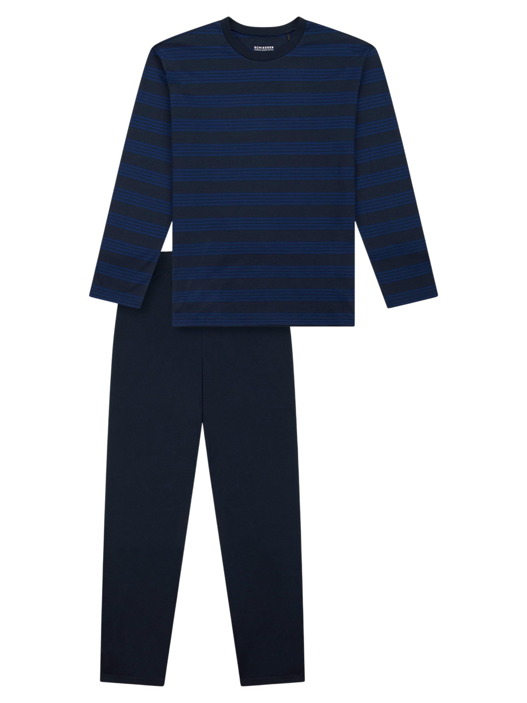 Schiesser Jungen Schlafanzug Set Lang - 100% Organic Bio Baumwolle - Größe 140 bis 176 Set di Pigiama Bambini e Ragazzi