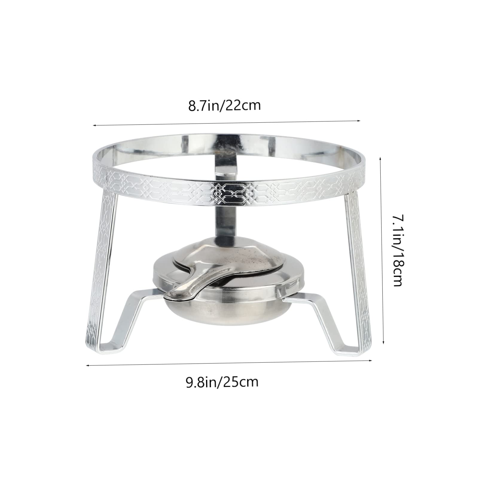 Cabilock 10-teiliges Keramik-Set Edelstahl Schokoladenschmelztiegel Käsefondue-Set Eiscreme-erhitzer Schmelztiegel Für Die Küche