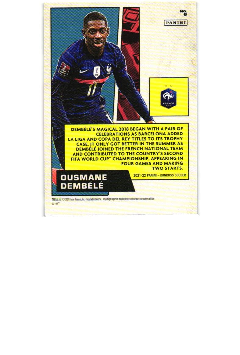 Amazon.com: OUSMANE DEMBELE 2021-22 Panini Donruss Marvels Soccer