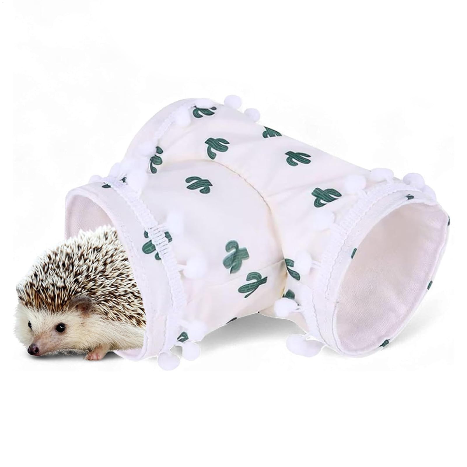 Foldable Pet Tunnel, Hamster Maze Tubes, 3-Way Play Cave for Exploration and Climbing, Soft Portable Fabric, Small Animal Toy Modular Design, Pet Accessory for Indoor Home Sleeping