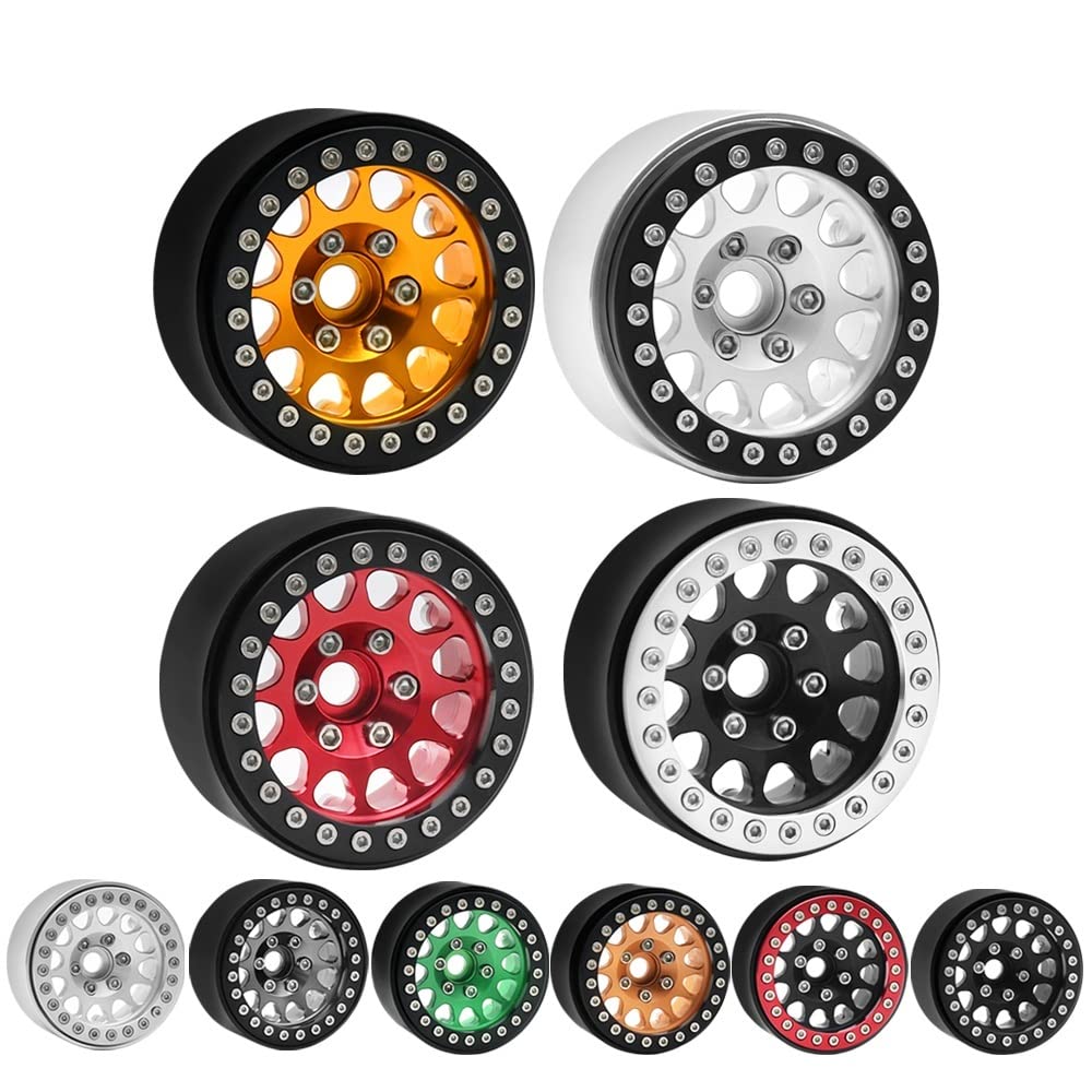 Set Mozzi Ruota In Metallo AXSPEED Per RC Crawler 1/10 – Per SCX10, D90, Ruote Beadlock 1.9