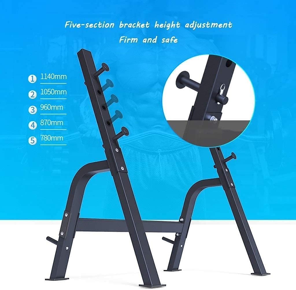 Pomocniczy fitness wielofunkcyjny stojak do przysiadów podnoszenie ciężarów łóżko/łóżko ze sztangą sprzęt fitness ławka prasa stojak domowy hantle ławka krzesło fitness przysiad wyciskanie