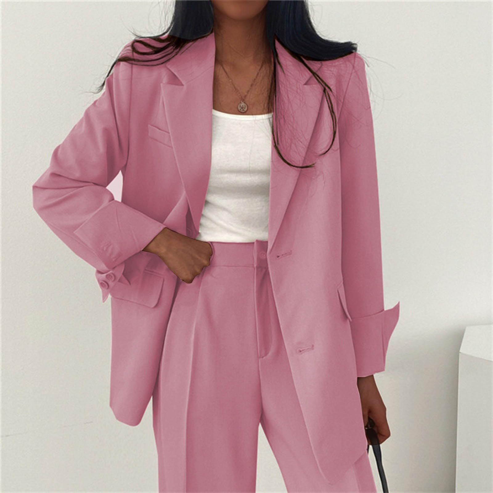 Costume western blazer pour femme - Tenue d'affaires élégante - Blazer bleu surdimensionné - Blazer traditionnel - Long blazer festif - Veste sportive et décontractée