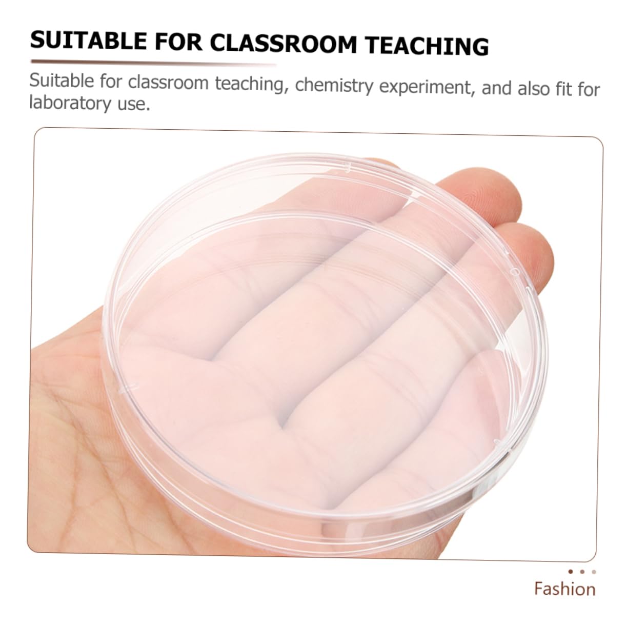 SOLUSTRE 10pcs Culture Plate Experiment Dish Science Experiment Container Bioresearch Tissue Plate Cell Culture Dish Lab Dishes Petri Dishes with Lids Petri Dish Plates Agar Dish Plastic