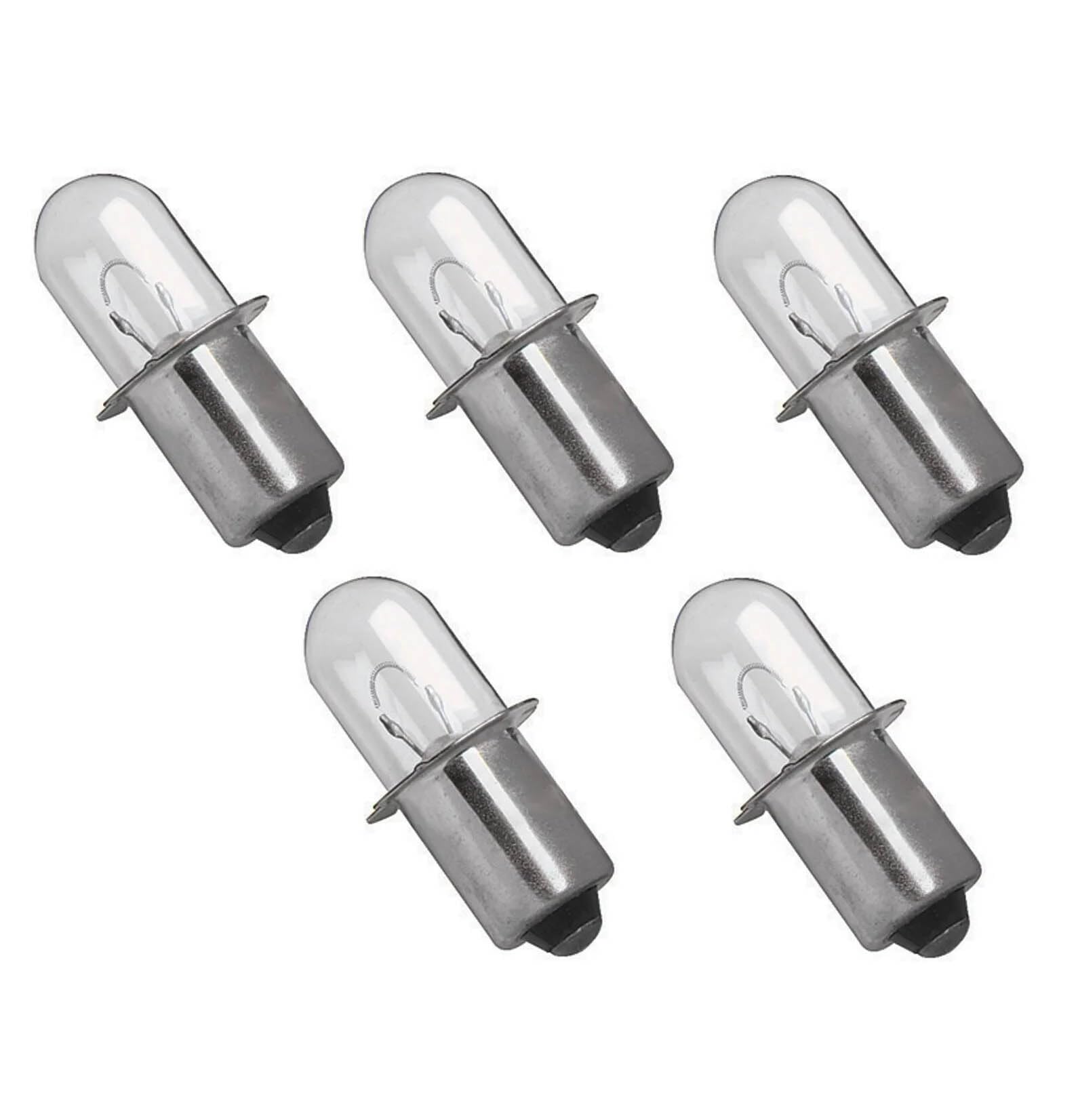 Replacement 90534275 18V Xenon Krypton Bulb for Porter Cable Flashlights PC18FL PC180FL PCL180L PC1800L, 5 Pack