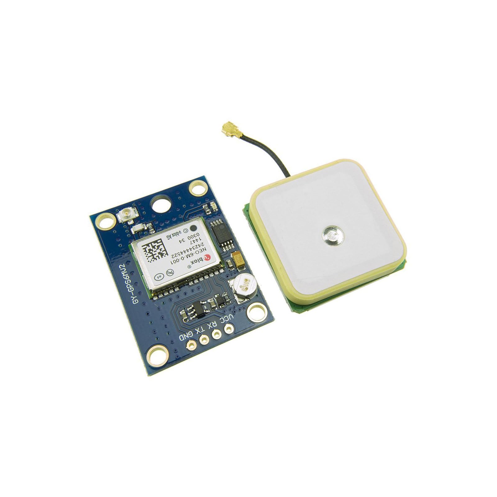 4-Pack GY-NEO6MV2 NEO-6M GPS Flight Controller Module 3V-5V with Super Ceramic Antenna for Arduino EEPROM APM 2.5