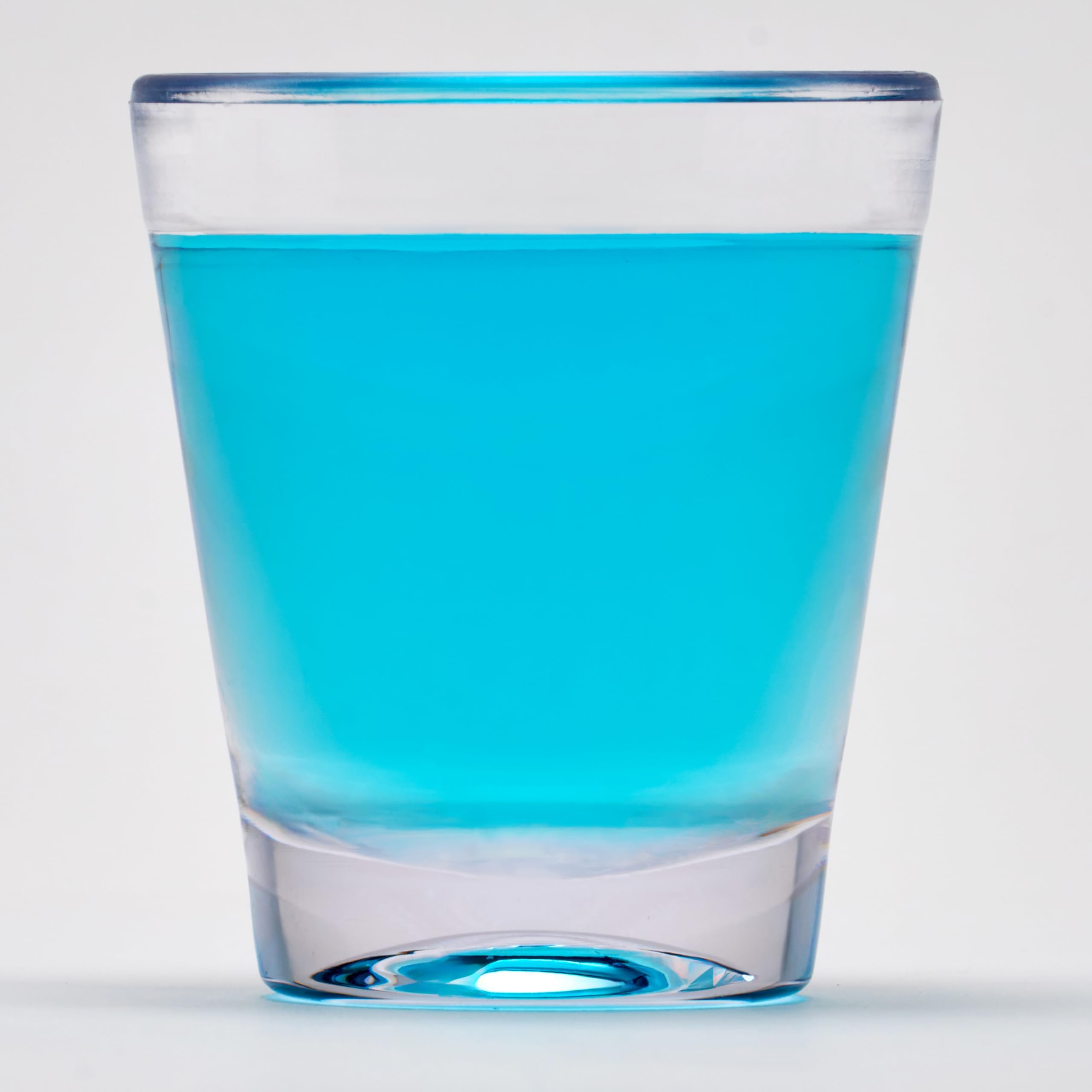 G.E.T. Lot de 12 verres à shot incassables en plastique de qualité commerciale sans BPA 42,5 g