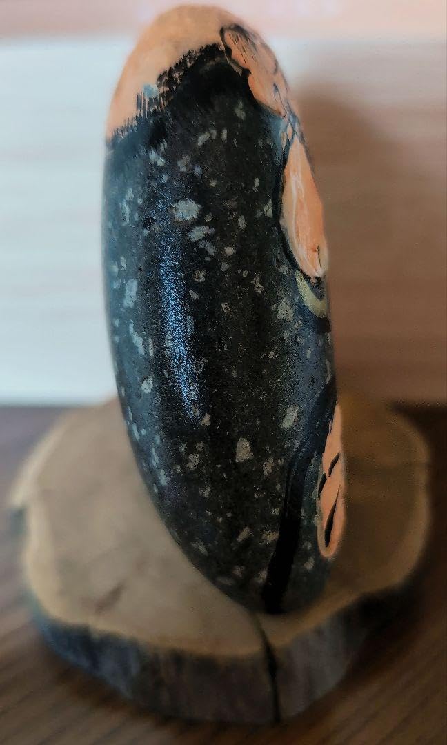 Amazon.co.jp: 不屈のこころ 達磨 だるま 石絵 置物 : ホーム＆キッチン