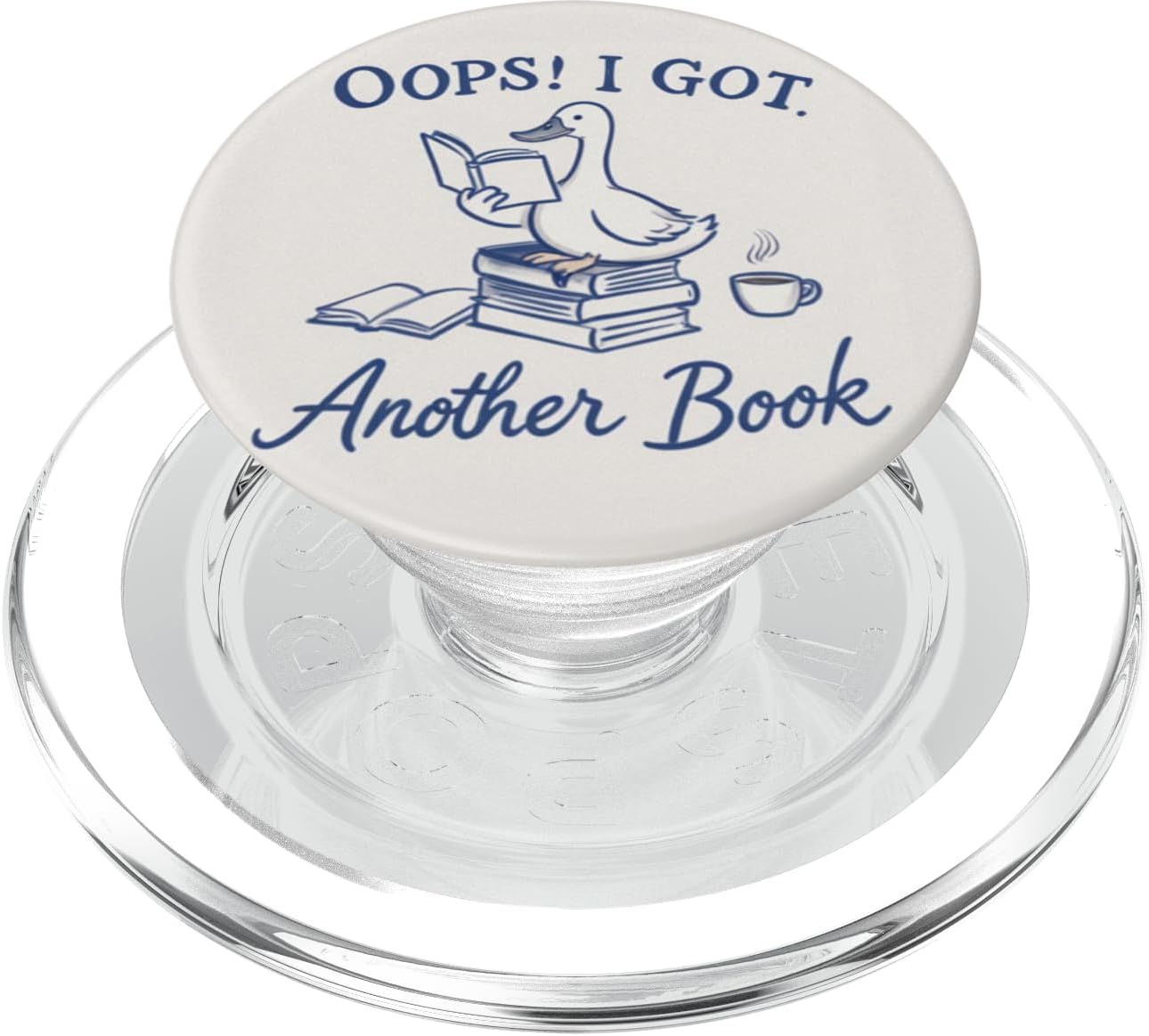 Opps I Got Another Book Bookish Booktrovert Reading PopSockets PopGrip for MagSafe