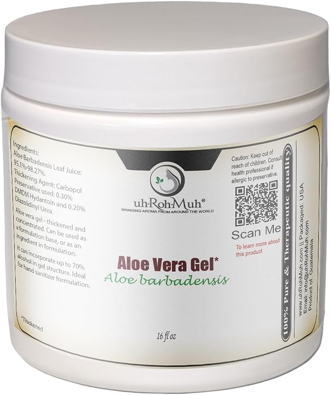 Gel de aloe vera uh*Roh*Muh, textura espessa, 450 g