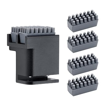 Panda Brush PX Nozzle Cleaning Tool Kit for Bambu-Lab P1P/P1S/X1/X1C/X1E 3D Printer - Includes 4 Extra Silicone Brushes & Heated Bed Mounted Wiper