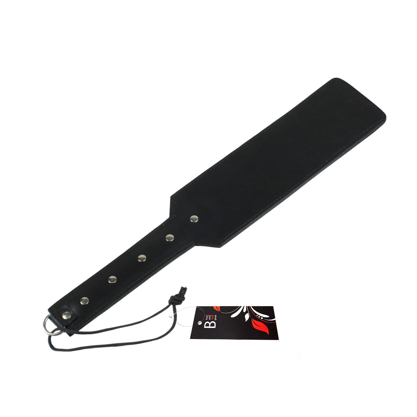 TOP qualité - Large TAPETTE DE FABRICATION ARTISANALE EN CUIR DE BUFFLE - 100% cuir de buffle de qualité supérieure - Tapettes, paddles et fouets érotiques pour SM, BDSM et bondage