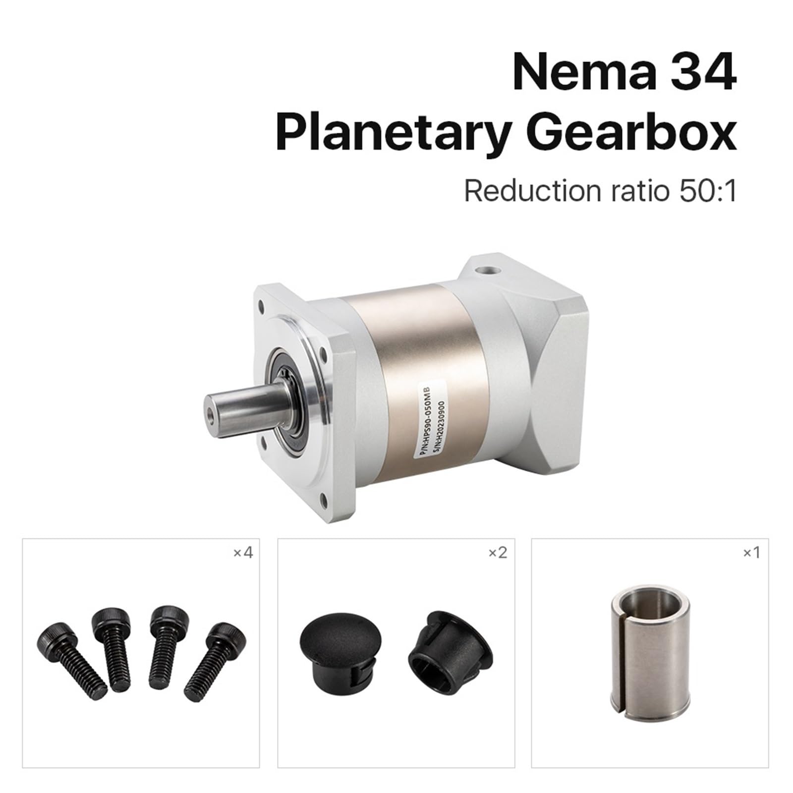 Réducteur de Vitesse de Moteur de boîte de Vitesses planétaire Nema34 Rapport 50:1 avec entrée de 14 mm 1 pièces
