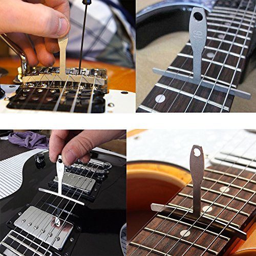 image for BIGTEDDY - Set of 9 Understring Radius Gauge for Guitar and Bass Setup