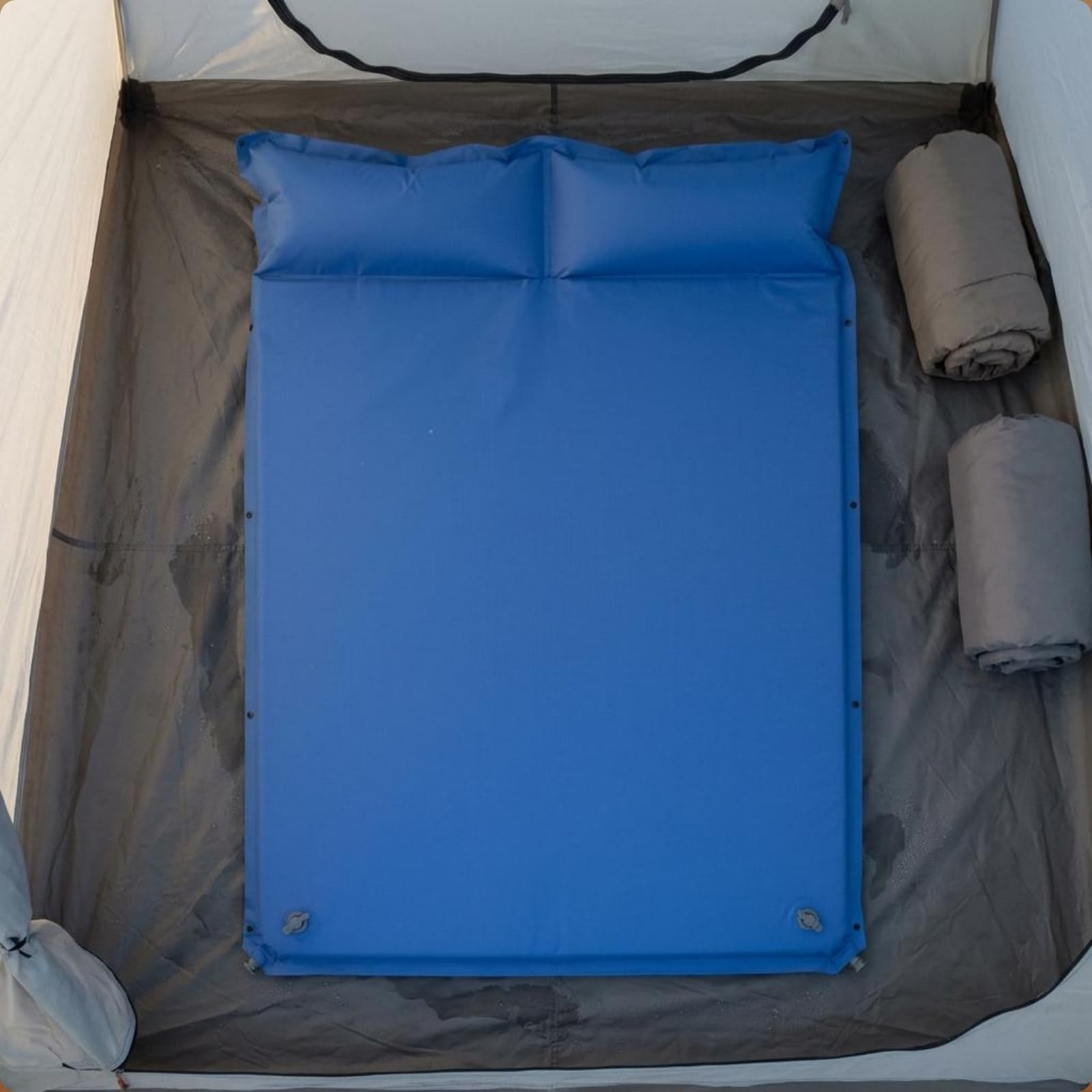 Colchoneta Autoinflable de Camping Extra Gruesa Colchoneta Autoinflable Ligera Colchón Inflable para Campistas, Aficionados Al Aire Libre, Exterior