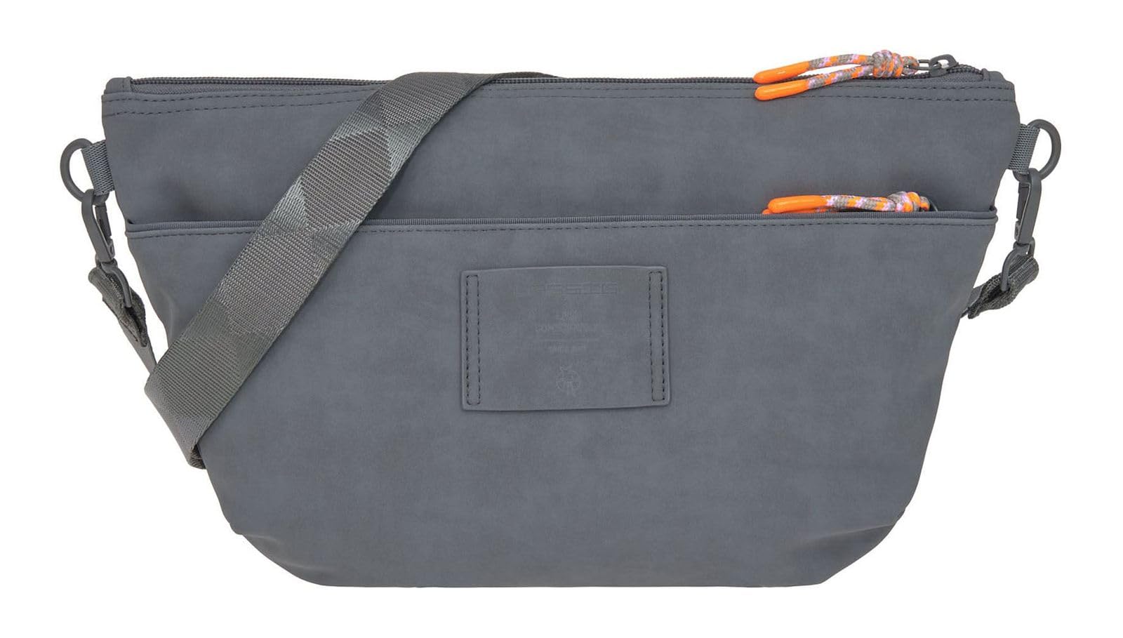 LÄSSIG Baby Kinderwagenorganizer Umhängetasche Kinderwagentasche inkl. Kinderwagenbefestigung/GRE Buggy Bum Bag anthracite