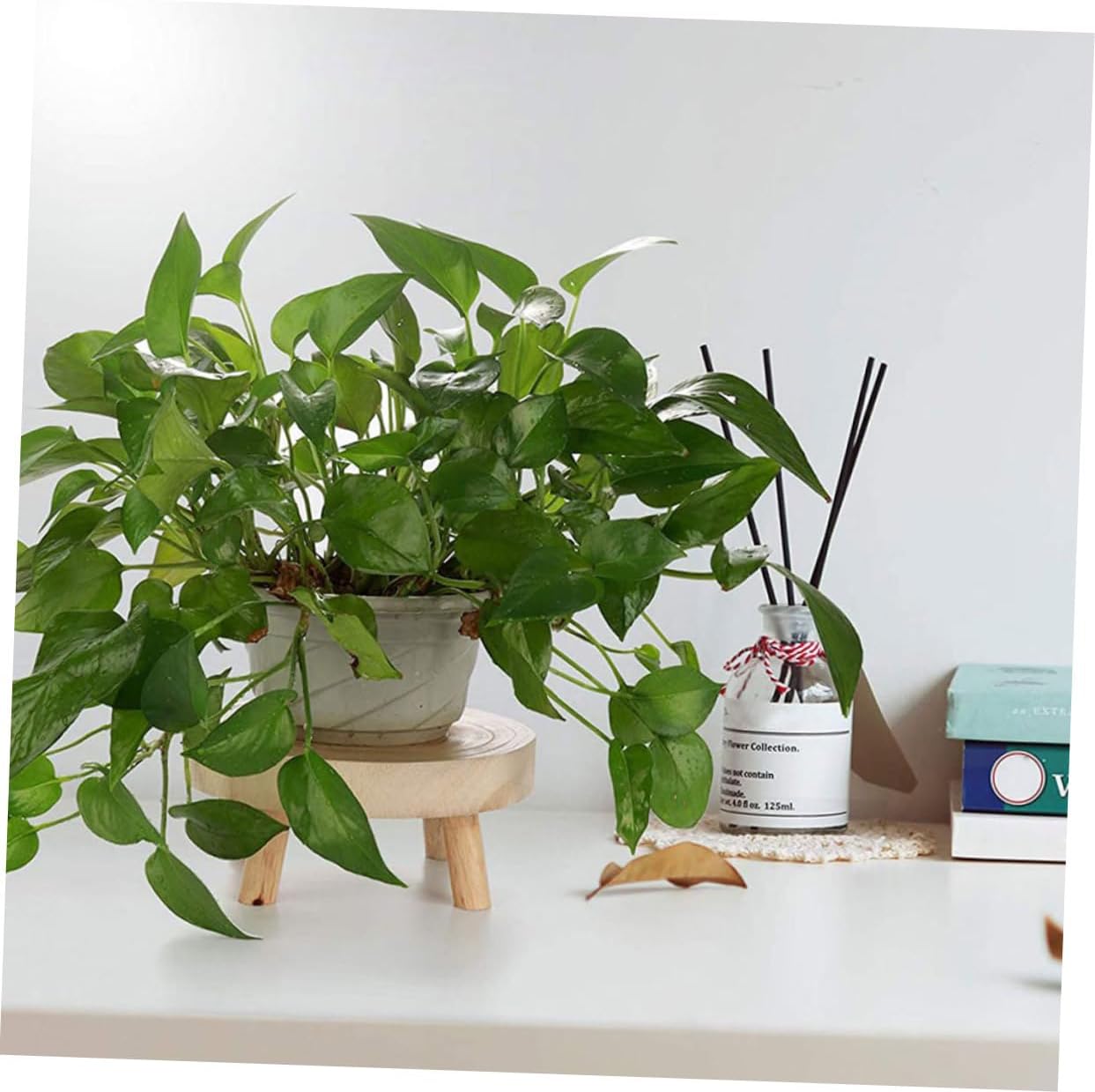 2pcs Sturdy Wooden Plant Stand Bonsai Holder Tiered Flower Pot Rack for Home