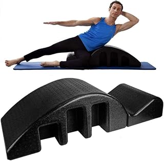 Yoga Pilates Arc Massage Bed,Back Curve Health Foam Balanced Body Massage Table,Body Manual Spinal Orthosis,Black