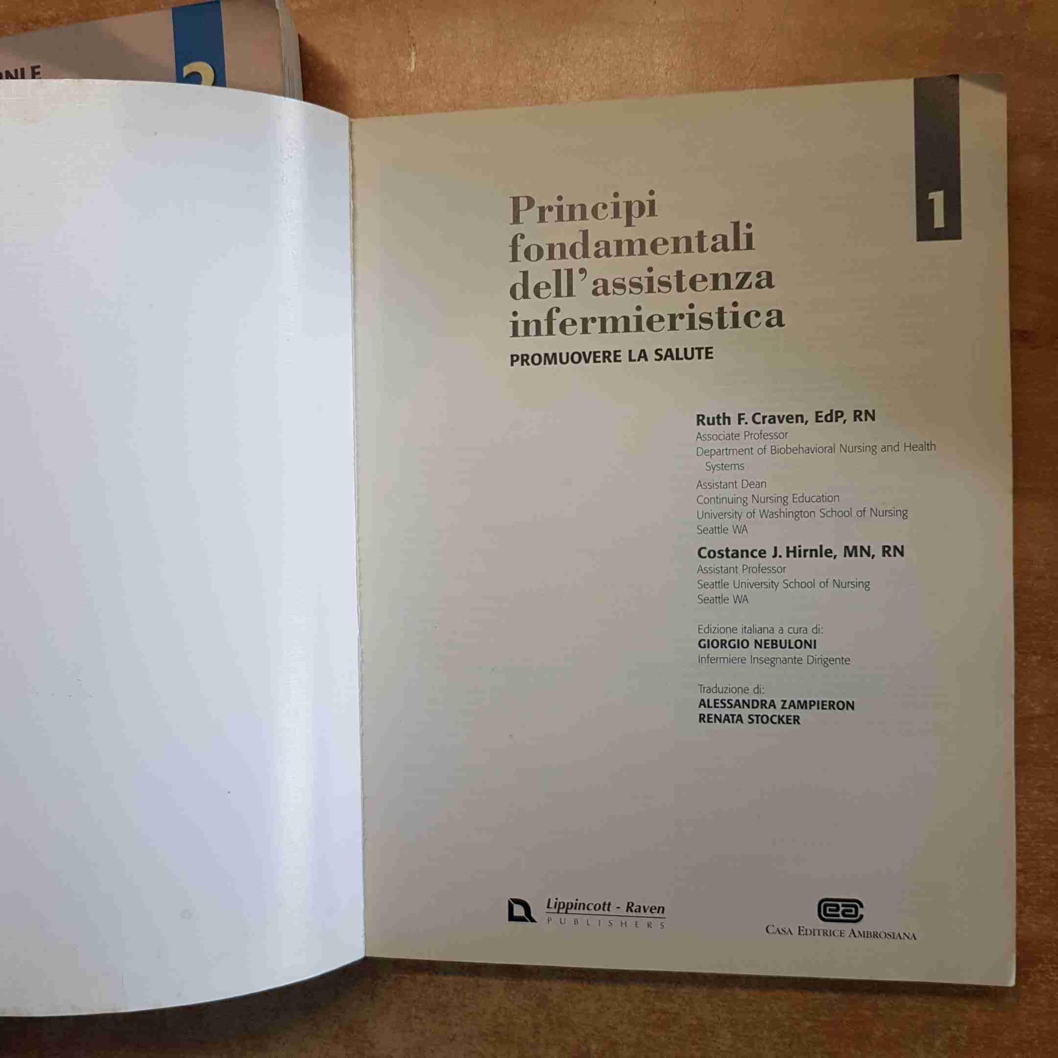 Principi fondamentali dell'assistenza infermieristica
